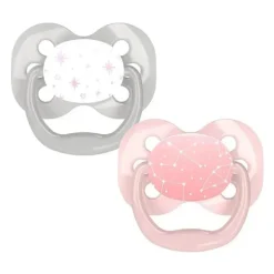 Dr. Brown - Chupetas 2Pk Advantage, Estágio 1, Estrelas Rosa