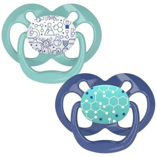 Dr. Brown - Chupetas 2Pk Advantage, Estágio 2, Blue Chemistry