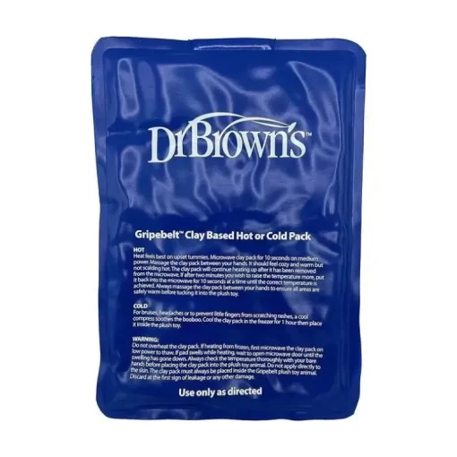Dr Brown - Gripebelt infantil para alívio de cólicas, envoltório de barriga aquecido, ouriço, 0-3m
