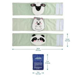 Dr Brown - Gripebelt infantil para alívio de cólicas, envoltório de barriga aquecido, ouriço, 0-3m