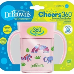 Dr. Brown - Milestones Polipropileno Cheers360 Copo, Rosa
