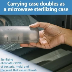 Dr. Brown - Nipple Shields 2-Pack With Sterilizer Case, Size 2
