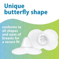 Dr. Brown - Nipple Shields 2-Pack With Sterilizer Case, Size 2
