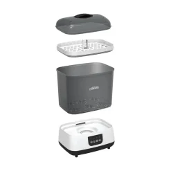 Dr. Brown - Sterilizer And Dryer W/ Air Filter (Plus Extra Filter), Gray