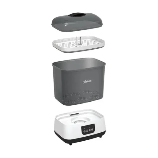 Dr. Brown - Sterilizer And Dryer W/ Air Filter (Plus Extra Filter), Gray