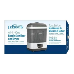 Dr. Brown - Sterilizer And Dryer W/ Air Filter (Plus Extra Filter), Gray