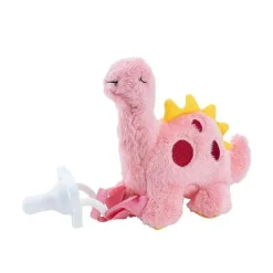 Dr. Brown - Suporte de chupeta Baby Lovey e prendedor de mordedor, dinossauro