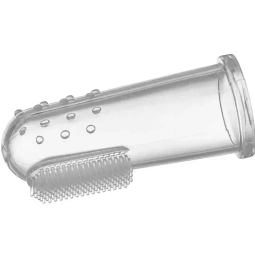 Dr. Brown's - 2 unidades de escova de dedo de silicone com pasta de dente