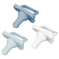 Dr. Brown's - 3 unidades Happypaci chupeta de silicone de peça única, azul