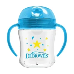 Dr. Brown's - Copo de Transição de Bico Suave, Azul