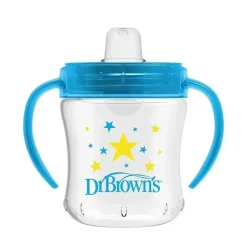 Dr. Brown's - Copo de Transição de Bico Suave, Azul