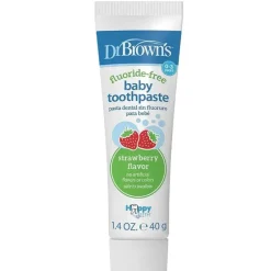 Dr. Brown's - Creme dental para bebês sem flúor, morango, 1,4 oz