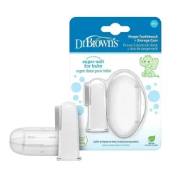 Dr. Brown's - Escova de dentes de silicone com estojo