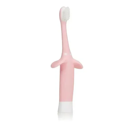 Dr. Brown's - Escova de dentes infantil, rosa