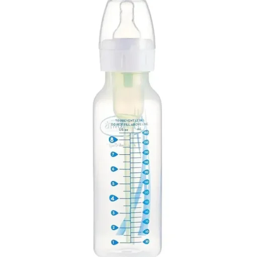 Dr. Brown's - Opções Anti-Cólicas Estreitas de 8 Oz + Mamadeira, 3 unidades