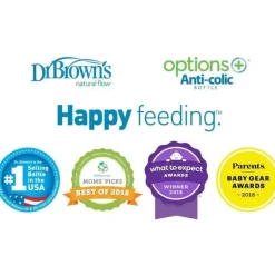 Dr. Brown's - Opções de 3 unidades de 5 onças + garrafas de boca larga