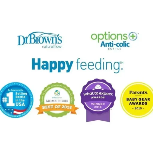 Dr. Brown's - Opções de 3 unidades de 5 onças + garrafas de boca larga