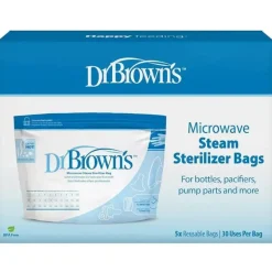 Dr. Browns - 5Pk Sacos esterilizadores a vapor para micro-ondas para mamadeiras