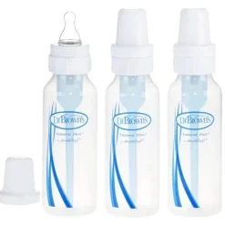 Dr. Brown's Natural Flow Bottle 3-Pack, 8 oz.