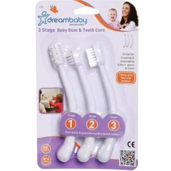 Dreambaby - 3 Stage Baby Gum & Tooth Care, White