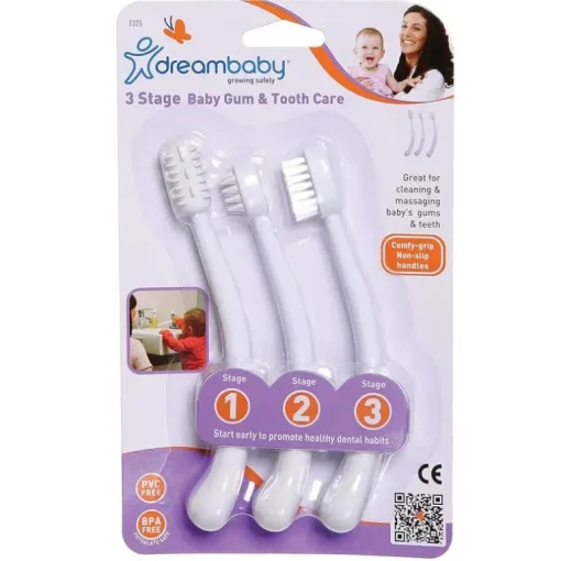 Dreambaby - 3 Stage Baby Gum & Tooth Care, White