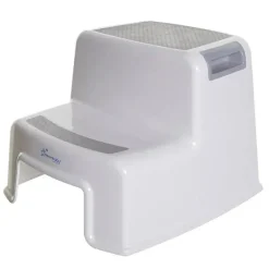 Dreambaby - Banqueta com 2 degraus, cinza/branco