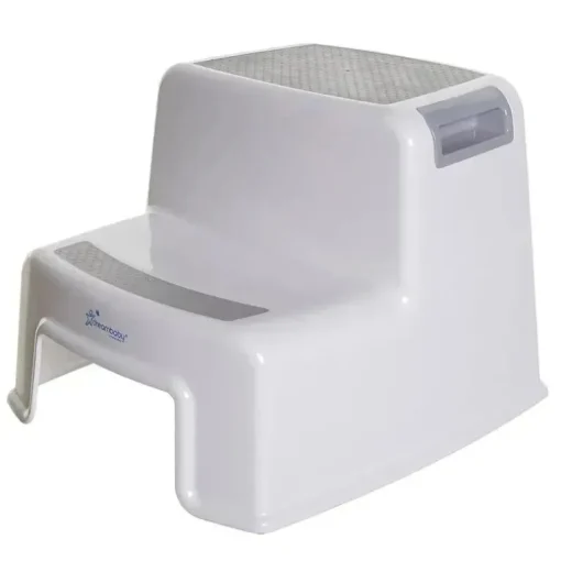 Dreambaby - Banqueta com 2 degraus, cinza/branco
