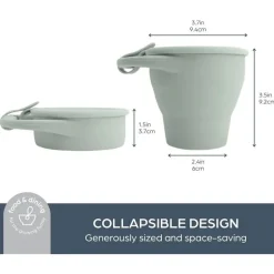 Dreambaby - Foldable Snack Cup Seafoam