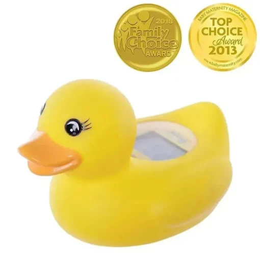 Dreambaby - Monitor de segurança de temperatura de brinquedo flutuante, pato amarelo