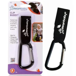 Dreambaby - Mosquetão de gancho para carrinho Clip Buddy