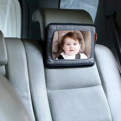 Dreambaby - Suporte para tablet no banco traseiro do carro e espelho cinza