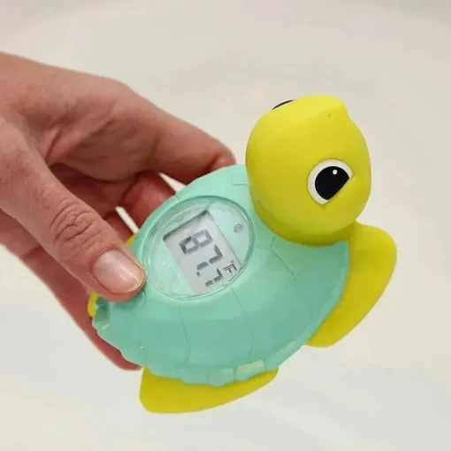 Dreambaby - Termômetro de plástico para banho e quarto, verdes variados, tartaruga