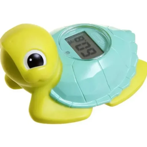 Dreambaby - Termômetro de plástico para banho e quarto, verdes variados, tartaruga