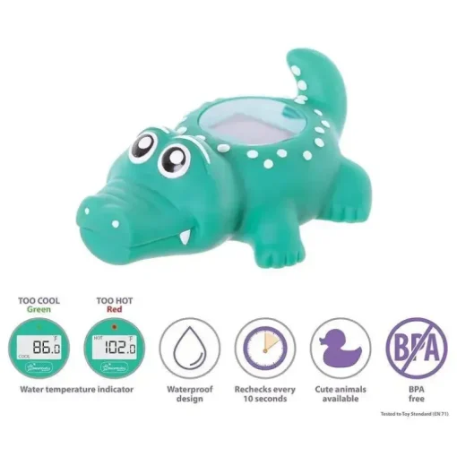 Dreambaby - Termômetro de quarto e banho, crocodilo