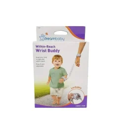 Dreambaby - Within Reach Wrist Leash Link, 6 meses a 4 anos, cinza, modelo L2240
