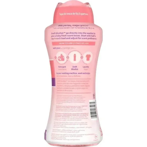 Dreft - Blissfuls Baby Fresh Scent In-Wash Grânulos intensificadores de perfume, 10 onças