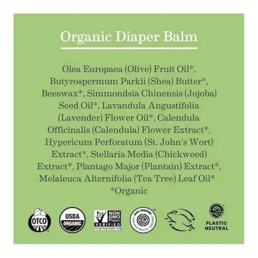 Earth Mama - Bálsamo para Fraldas Orgânico Tamanho Econômico