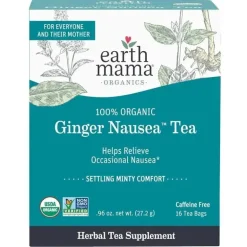 Earth Mama - Chá Orgânico de Gengibre para Náusea