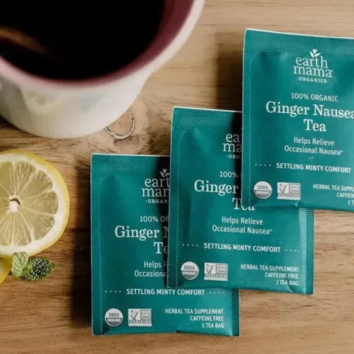 Earth Mama - Chá Orgânico de Gengibre para Náusea