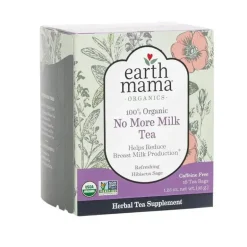 Earth Mama - Saquinhos de chá orgânico No More Milk para desmame do leite materno