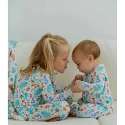 Ellie Sue - Baby Monsters Bamboo Pajama Set