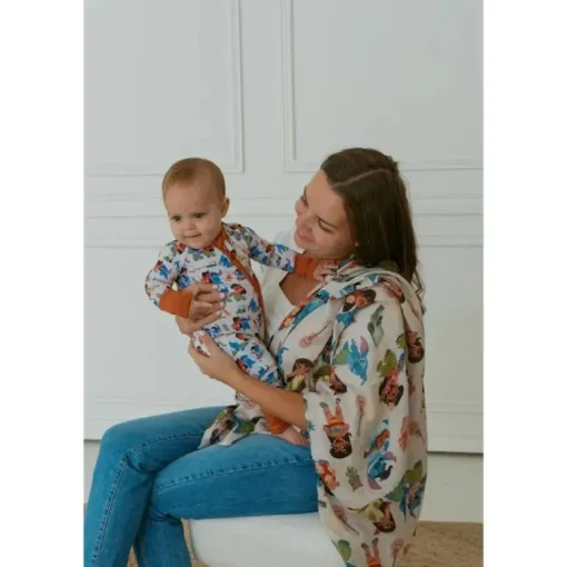 Ellie Sue - Baby Ohana Zipper Romper