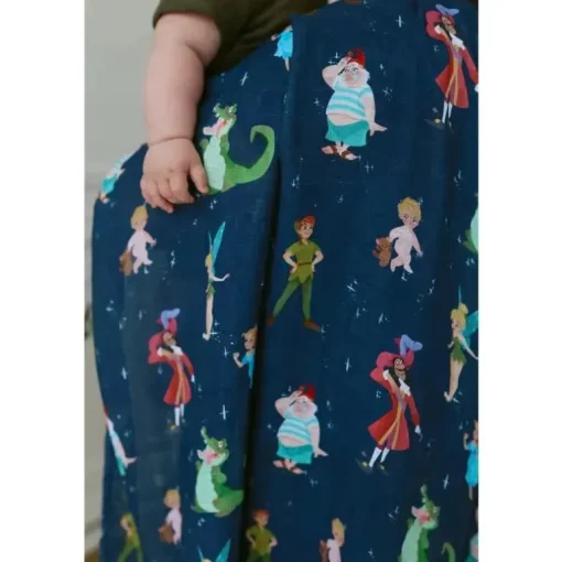 Ellie Sue - Cobertor de musselina Disney Peter Pan