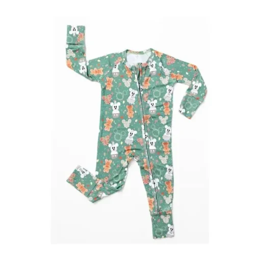 Ellie Sue - Disney Mickey Christmas Magic Zipper Romper
