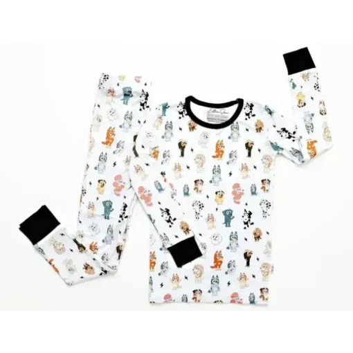 Ellie Sue - Pijama de bambu Blue Dog &amp; Friends