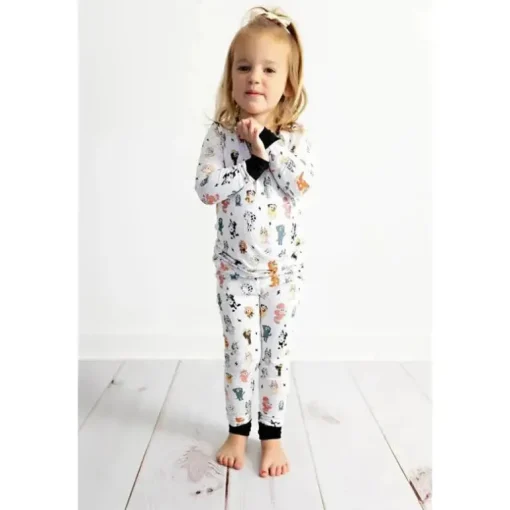 Ellie Sue - Pijama de bambu Blue Dog &amp; Friends