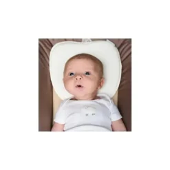 Encosto de cabeça ergonômico Bbluv Pilo para bebê, branco pérola