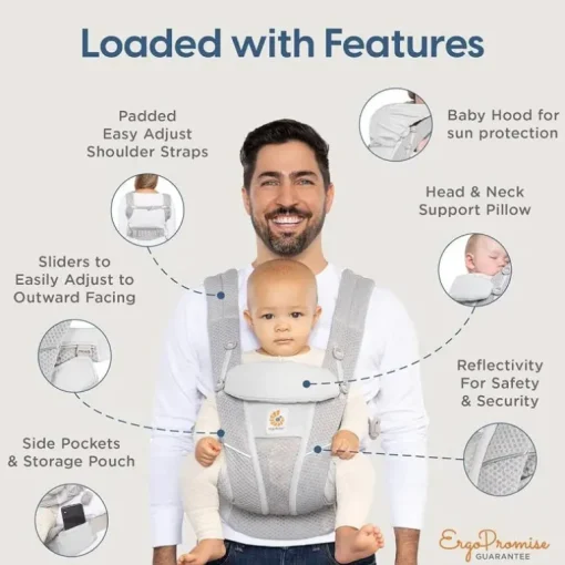 Ergo Baby - Omni Breeze, Slate Blue