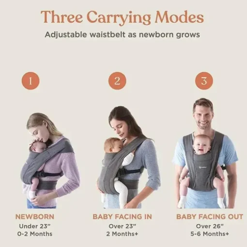 Ergobaby - Abrace Aconchegante e Suave Azeitona
