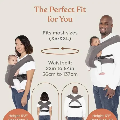 Ergobaby - Carrinho de Bebê Abrace, Rosa Blush